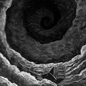 photo zoom of glasses black and white