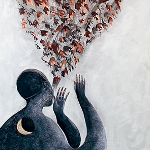 photo zoom of cat black and white